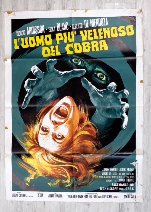 Human Cobras / Cobras humanas / L'uomo più velenoso del cobra - Italienisches Due-Fogli (2F)